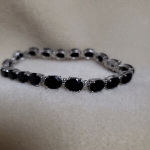 Onyx sterling bracelet